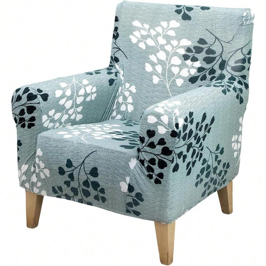 Local Delivery - Banquet Armchair Slipcover Printed Chair Covers With Arms Stretch Club Chair Slipcover Soft Armchair Sofa Covers Anti-Slip Furniture Protector For Dogs Pets Home Living Room Decor, 14 - 41 - 查看 1