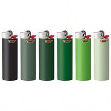 BIC Classic Maxi Pocket Lighter Shades Of Green 12Pack Packaging And Colors May Vary - 綠色 - 查看 2