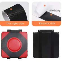 Saco de boxeo de pared de piel sintética - Instalación sin impacto, adecuado para boxeo, MMA, artes marciales, kárate - Duradero, sin necesidad de batería, rojo