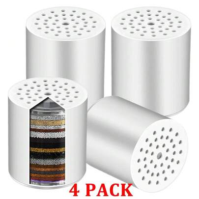 4 Pack 20 Stage Shower Filter Replacement Cartridge Shower Filter For Hard Water