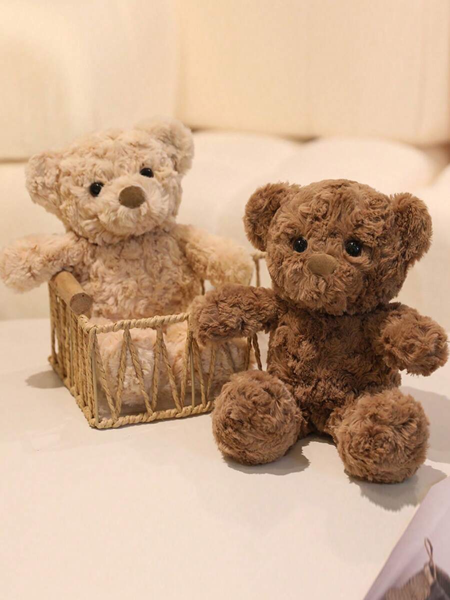 30厘米/11.81英寸可爱泰迪熊毛绒玩具泰迪熊填充动物毛绒玩具装饰创意礼物儿童生日派对家居女孩房间装饰 - 彩色 - 查看 1