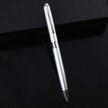 1 pezzo Stilo capacitivo personalizzabile e penna 2-in-1, cofanetto regalo premium, penna di alta qualità personalizzabile con nome/logo, penna retrattile ovale in metallo, penna con firma in metallo, cofanetto regalo di lusso per compleanni, feste, forniture scolastiche, ritorno a scuola