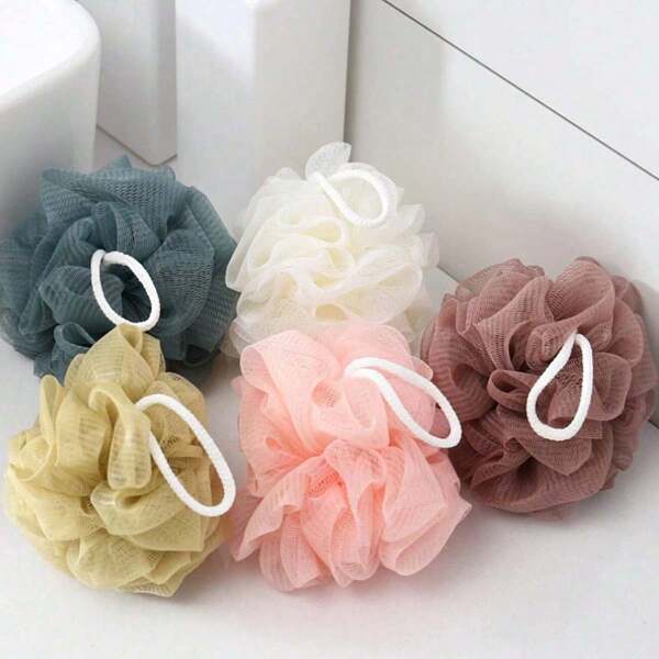 10 boules de douche en 1, super souples, grande taille, ne s'éparpillent pas, fleur de douche haut de gamme pour gommage, gant de toilette pour le dos, boule de douche, serviette absorbante, boule de douche, gant de douche à fleurs non éparpillables, rentrée scolaire