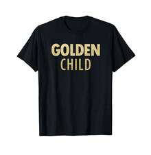 Golden Child Gold Flashy & Bold Statement T-Shirt Men's Tshirt Gift For Hikerscotton T Shirt,Graphic Tees,Vintage T Shirts,100 Percent Cotton T Shirt,Oversize - Black - View 1