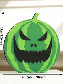 1 件万圣节水果木制标牌，有趣的鬼魂西瓜菠萝椰子南瓜灯装饰，可爱的卡通咖啡鬼桌面装饰，适合秋季丰收派对家居展示 - 彩色 - 查看 12