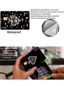 1/2/3/4pcs Artistic Decorative Card Stickers, Creative Anti-Scratch Protective Stickers For Bank Cards And Credit Cards, Ultra-Thin Card Stickers - Vintage Tape Design, Waterproof And Anti-Scratch Decorative Stickers, Suitable For Credit Cards And Key Cards, Debit Card/Credit Card Film - Multicolor - View 2