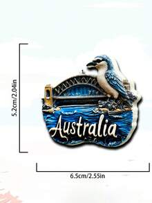 1 Pc 3D Magnetic Koala Refrigerator Sticker, Cute Souvenir Gift For Home Decor - Multicolor - View 9