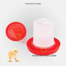 2pcs Bird Feeder Equipment, Suitable For Newborn Chicks & Small Birds, Chicken Duck Goose Pigeon Automatic Feeding Dispenser