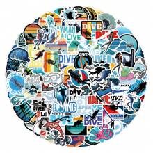 110 pezzi Adesivi per immersioni, adesivi estetici in vinile per scrapbooking, diari, computer portatile, paraurti, skateboard, borracce, computer, telefoni, cartoni animati, caschi, adesivi e decalcomanie per auto