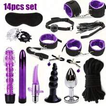 A Purple-Themed BDSM Lingerie Set Designed For Couples Passionate About SM And Dominance-Submission Training. Featuring Multiple Style Options, It Suits Both Experienced BDSM Enthusiasts And Couples New To Exploring SM.