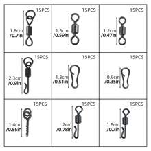 300pcs Carp Fishing Tackle Set Includes Soft Tube, Line Anti-Back Device, Swivel, Connectors, Fishing Gear