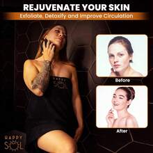 Copper Body Brush - Dry Brushing Body Brush With Ion Charged Copper Bristles, Glowing Skin, Lymphatic Drainage And Blood Circulation Improvement - Multicolor - View 6