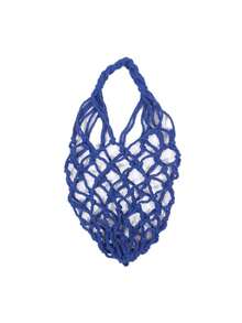 Ręcznie robiona dzianinowa torba na kubki - uniwersalny izolowany pokrowiec na napoje - ochronna siatka na szklanki i butelki z wodą - przenośny, lekki, siatkowy uchwyt na napoje - Wielokolorowe - Zobacz 13