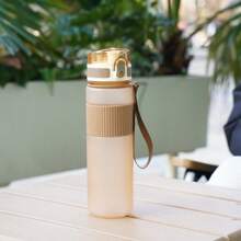 1pc 500ml/17oz Colorful Water Bottle - Leak-Proof, Portable, With Hand Strap And Lockable Lid. Suitable For School, Travel, Outdoor Activities, Running, Christmas, Easter, Thanksgiving, Graduation, Juneteenth, Daily Use