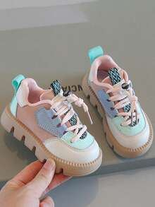 Zapatos deportivos para niñas de otoño/invierno, zapatos de caminar para bebés con suela suave