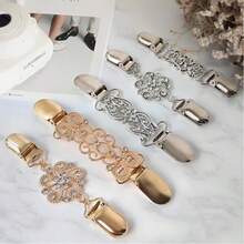 5pcs Vintage Cardigan Clip, Women Brooch Hair Clip Set - Multicolor - View 3