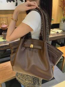 JW PEI Large Size Women Fashion Shoulder Bag, Crossbody Tote Handbag, Multifunctional, Elegant, Spacious, Shell/Dumpling Shape