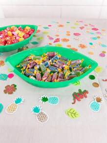 4/6/8 Stück Palmblatt Hawaii Stil wiederverwendbare Snack Schalen, Kekse, Chips, Süßigkeiten für Dschungel Insel Themen Party Dekorationen Platten