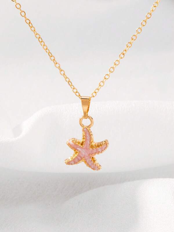 Zomerse zeester bedelketting cadeaus vrouwen cadeaus sieraden bedels.