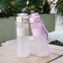1pc 500ml/17oz Colorful Water Bottle - Leak-Proof, Portable, With Hand Strap And Lockable Lid. Suitable For School, Travel, Outdoor Activities, Running, Christmas, Easter, Thanksgiving, Graduation, Juneteenth, Daily Use
