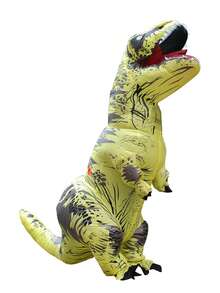 成人充气霸王龙服装，男女通用充气恐龙服装，趣味派对装扮，充气恐龙裙，节日、万圣节派对个性化恐龙服装