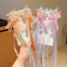 Hair Pins - 橘色 - 查看 3