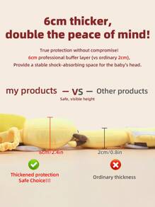 Baby Head Protector Cushion Backpack For Walking & Crawling,Christmas Elements Baby Walkers Protective Toddler Adjustable Baby Head Protection Pad Backpack Wear For Crawling,Bee,Christmas