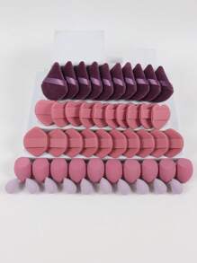 10pcs Makeup Sponges, Multi-Functional Makeup Tools, Beauty Makeup Sponges For Blending BB Cream, Foundation, Loose Powder To Create Flawless Makeup Base, Can Also Be Used With Concealer, Blush, Eyeshadow, Expands When Wet, Latex-Free, Suitable For All Skin Types