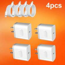 兼容 14/13/12 充电器 超快速充电 iPad 充电器 USB C 壁式充电器 快速充电 4 英尺线缆 Nan 手机充电器 Nan - 查看 4