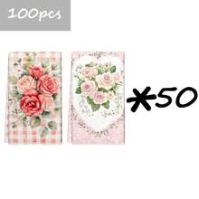 1set/2pcs/4pcs Elegant And Beautiful Rose Patterns Dish Towel, Scouring Pad, Suitable For Restaurant, Kitchen, Bathroom, Daily Decoration, Family Party Decoration, Home Decoration, Household Items, As Gifts