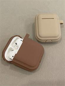 Cute Simple Silicone Headphones Case Compatible With AirPods 1 2 3 4 Protective Shell Soft Compatible With AirPods Pro 2