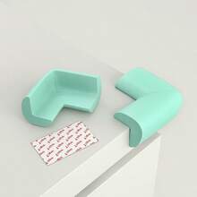Safety Table Corner Protection Device, Table Corner Protector, Corner And Edge Protection, Transparent Table Corner Cover, Table Corner Protection Device, Table Corner And Sharp Corner Protection Device L-Shaped (Color Random)