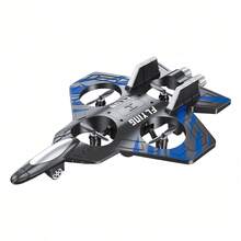 1pcs Foam Remote Control Airplane Fighter, Suitable For Beginners, Suitable For Indoor And Outdoor Use, Headless Mode, USB Charging, Red | Blue, Perfect Gift For Boys And Girls Christmas, Halloween. - 紅色 - 查看 7