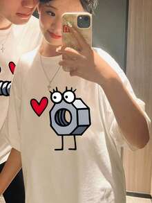 Men T-Shirts - Mujeres-Blancas - Ver 1