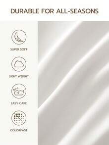 1pc Ultra Soft Solid Color Fitted Sheet, Lightweight As Cloud, 9.84 Inch/25cm Deep Pocket, Fits All Size Beds - Twin, Full, Queen, King, Essential For Home And Dorm Use - White - View 8