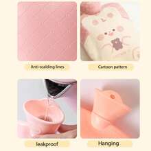 Cute Large Warmer Hot Water Bag For Period Pain Stuffed Menstrual Colic Heater Plush Hand Warmer Seed Guatero - 款式-F-1000ml - 查看 3