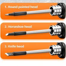 USB迷你小型电烙铁套装，便携式家用Type-C接口，800mAh电池，温度可调 - Digital orange set - 查看 8