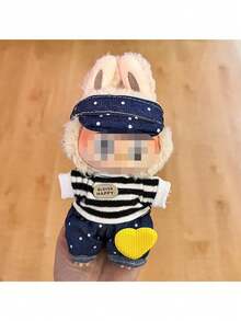 17 厘米 LA Bbu Bbu 娃娃衣服，毛绒娃娃带塑料脸装饰，服装套装（仅衣服） - 彩色 - 查看 5