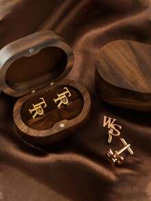 Customized Cufflinks For Men - Elegant Shirt Accessory, Interchangeable Design | Wedding, Business, Gala Gift Box Set | Engraved Letters Or Patterns (Silver/Colorful, Deluxe Gift Box), Suitable For Dress Shirts And Suits, Valentine's Day Gift, Holiday Gift, Father's Day Gift, Mother's Day Gift, Teacher's Day Gift, Christmas Gift - D5 - View 7