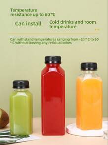 6 Pcs Insulated Reusable Spirits Bottle With Lid, Storage Jar - Perfect For Travel, Ginger Spirits, Healthy Spirits, Juices, Whiskey & All Kinds Of Samples