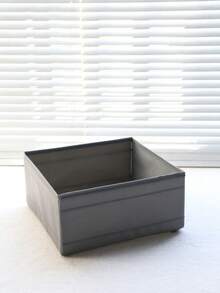 1 件纯色牛津布收纳盒，防水收纳袋，可折叠内衣隔层收纳盒，小尺寸桌面收纳盒，衣柜收纳，灰色抽屉式收纳盒