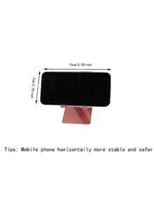 1Pc Metal Phone Holder, Portable Phone Holder, Desktop Phone Holder, Compatible With Smartphones, Tablets, Desktop Accessories, Home Office Accessories, Back To School Supplies, Classroom Accessories