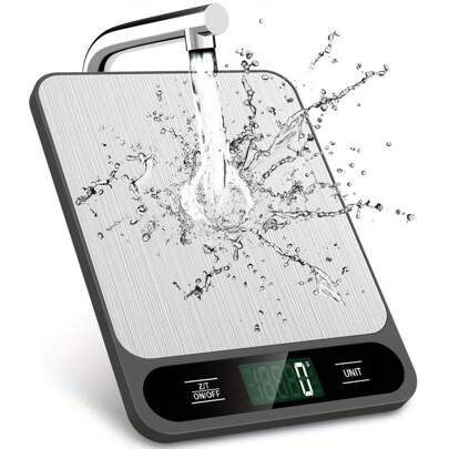 SOKANY Household Electronic Food Scales, Kitchen Scales, Baking Scales.High Accuracy (0.01g Accuracy).Use 2 AAA Batteries.A Variety Of Units Are Freely Switched, With LCD High-Definition Display.Metal Stainless Steel Surface, Waterproof And Dustproof, Wear-Resistant And Durable, Suitable For Home Baking And Cooking, Essential Tools For Kitchen Weighing.