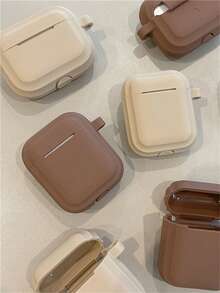 Cute Simple Silicone Headphones Case Compatible With AirPods 1 2 3 4 Protective Shell Soft Compatible With AirPods Pro 2