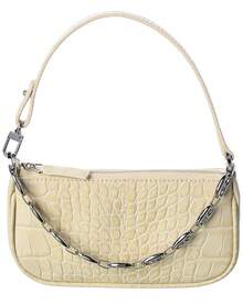 By FAR Rachel Mini Croc-Embossed Leather Shoulder Bag - 彩色 - 查看 1