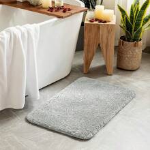 1 件浴室地毯加厚，防滑柔软毛绒吸水地垫，浴室配件和家居装饰，适合家庭客厅厨房卧室农舍厨房地毯春夏秋冬感恩节万圣节圣诞节礼物 PVC TPR
