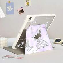 Funda para iPad de 11 pulgadas de 2025, iPad Air Pro de 11 y 12.9 pulgadas de 2024, iPad de 9.7, 10.2, 5ta a 10ma generación, iPad Air de 3ra a 5ta generación, con diseño de flor
