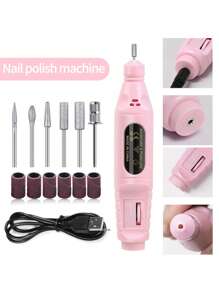 Professional Nail Salon Set, Includes UV/LED Nail Lamp (3 Timer Settings, LCD Display), Gel Curing Machine, Electric Nail Drill, Nail Files, Home & Salon Manicure Tool Kit