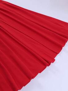 Mujeres Temperamento Moda Senior Sentido Francés Tirantes Suave Viento Vestidos Largo Dividido, Mujeres Temperamento Elegante Sexy Tirantes Vestido Elástico, conjuntos elegantes de mujer falda,Suave y Cómodo Tejido Agradable a la Piel, Adecuado para Banquetes, Asistir a Eventos, Hospedaje, Playas, Viajar Sesiones de Fotos, Fotografía de Calle, Trabajo y Uso Casual Diario. - Rojo - Ver 12