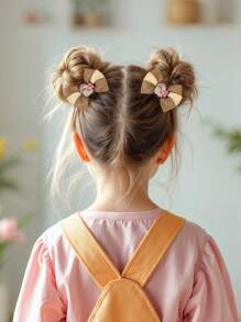 4 piezas Adorables pinzas de pelo con moños de capibara para niñas, clips de cocodrilo de color marrón caqui, decoración de capibara, pasadores de pelo con dibujos animados de capibara, horquillas lindas de animales, accesorios de pelo para adolescentes